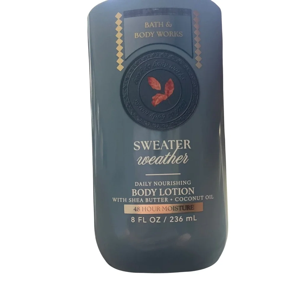 Bath &‎ Body Works Sweater Weather Body Lotion Daily Nourishing 8 fl oz New
